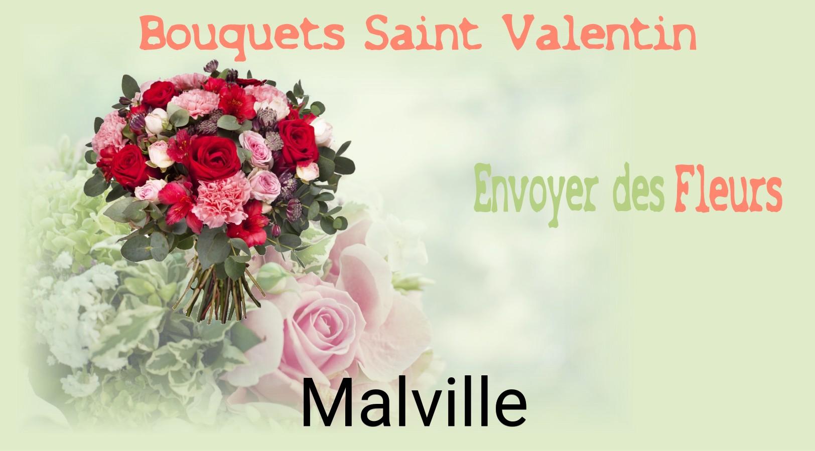 Roses de Saint-Valentin livrées à Malville